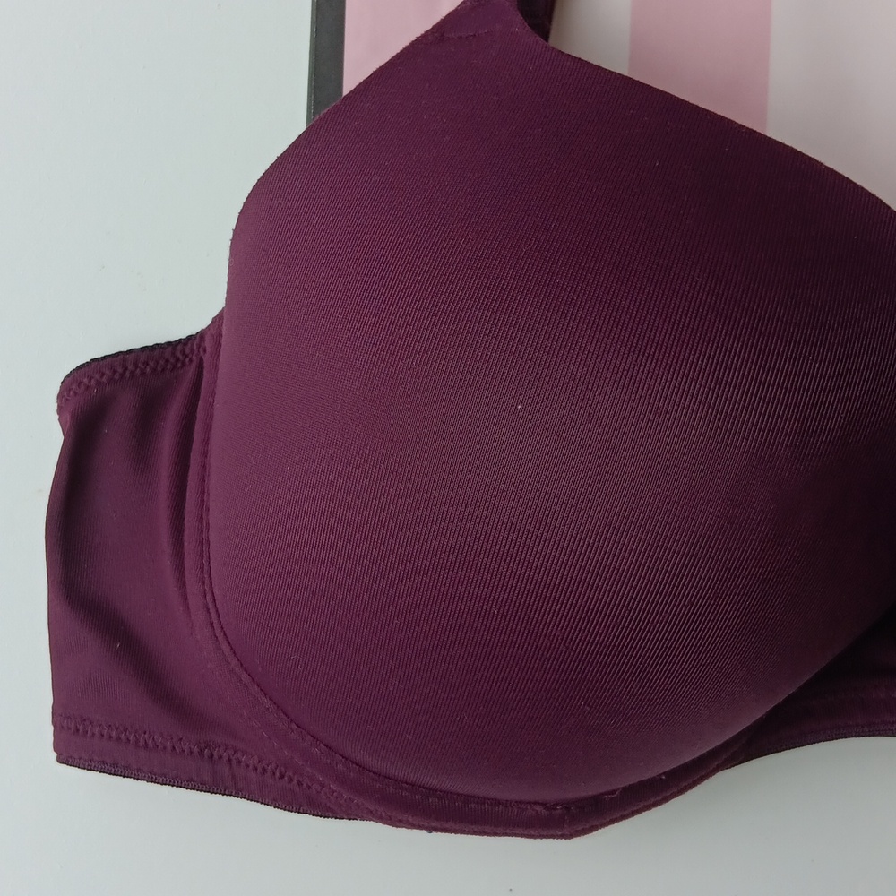 PINK Victoria's Secret Deep Purple Bra Push-up Size34C - Picture 3 of 7